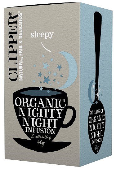 HERBATKA Z RUMIANKIEM I MELISĄ (NIGHTY NIGHT) BIO (20 x 2 g) 40 g - CLIPPER HERBATKA Z RUMIANKIEM I MELISĄ (NIGHTY NIGHT) BIO (20 x 2 g) 40 g - CLIPPER