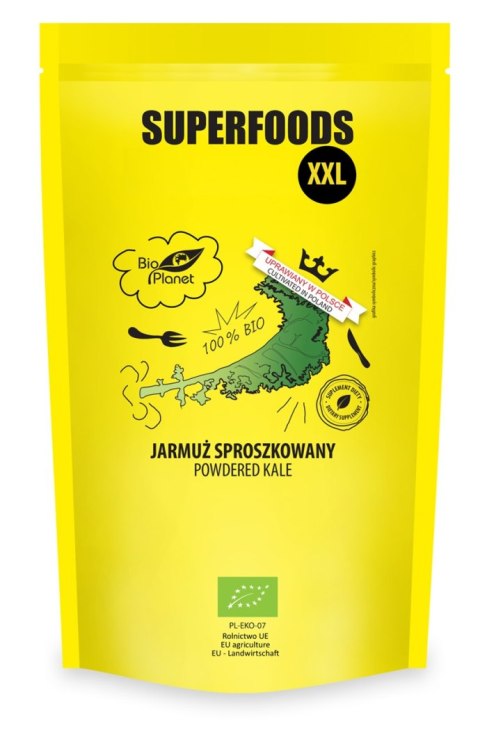 JARMUŻ SPROSZKOWANY BIO 400 g - BIO PLANET JARMUŻ SPROSZKOWANY BIO 400 g - BIO PLANET