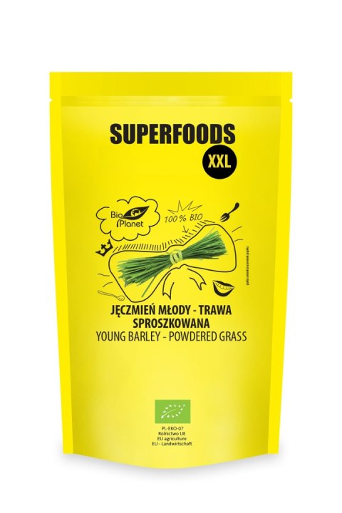 JĘCZMIEŃ MŁODY SPROSZKOWANY BIO 500 g - BIO PLANET JĘCZMIEŃ MŁODY SPROSZKOWANY BIO 500 g - BIO PLANET
