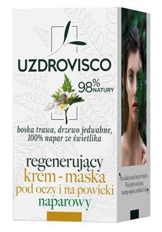 KREM - MASKA POD OCZY I NA POWIEKI REGENERUJĄCY NAPAROWY 25 ml - UZDROVISCO (ŚWIETLIK) KREM - MASKA POD OCZY I NA POWIEKI REGENERUJĄCY NAPAROWY 25 ml - UZDROVISCO (ŚWIETLIK)
