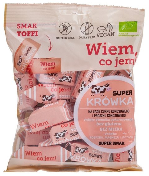 KRÓWKI O SMAKU TOFFI BEZMLECZNE BEZGLUTENOWE BIO 150 g - ME GUSTO (SUPER KRÓWKA) KRÓWKI O SMAKU TOFFI BEZMLECZNE BEZGLUTENOWE BIO 150 g - ME GUSTO (SUPER KRÓWKA)