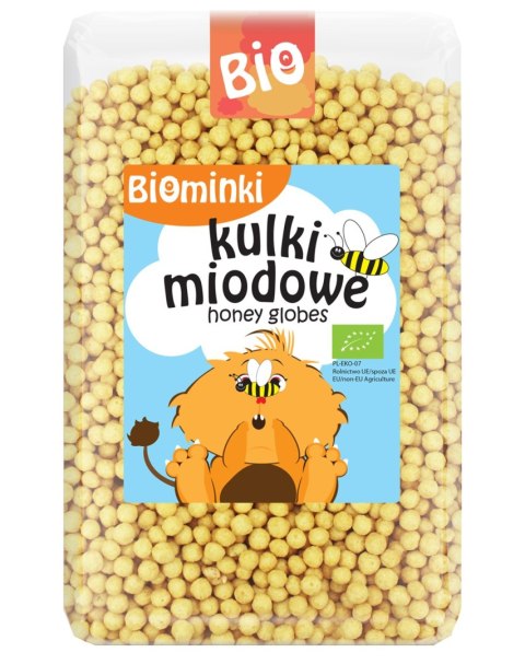 KULKI MIODOWE BIO 500 g - BIOMINKI KULKI MIODOWE BIO 500 g - BIOMINKI