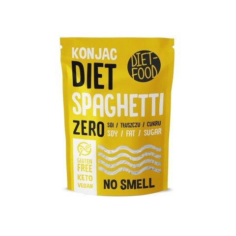 MAKARON (KONJAC) SPAGHETTI BEZGLUTENOWY 270 g (200 g) - DIET-FOOD MAKARON (KONJAC) SPAGHETTI BEZGLUTENOWY 270 g (200 g) - DIET-FOOD