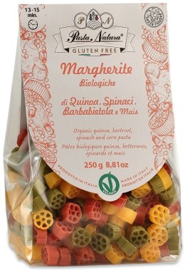 MAKARON (KUKURYDZIANY TRÓJKOLOROWY) MARGHERITE BEZGLUTENOWY BIO 250 g - PASTA NATURA