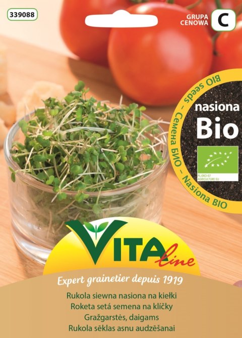 NASIONA RUKOLI SIEWNEJ BIO NA KIEŁKI 15 g - VITA LINE (68967CIN0DS, 82944CIN0DS, 56605CIN0CS,41138CIN07S, 62907CIN0DS) NASIONA RUKOLI SIEWNEJ BIO NA KIEŁKI 15 g - VITA LINE (68967CIN0DS, 82944CIN0DS, 56605CIN0CS,41138CIN07S, 62907CIN0DS)