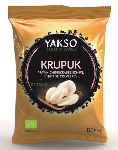 PRAŻYNKI KREWETKOWE (KRUPUK) BIO 60 g - YAKSO PRAŻYNKI KREWETKOWE (KRUPUK) BIO 60 g - YAKSO
