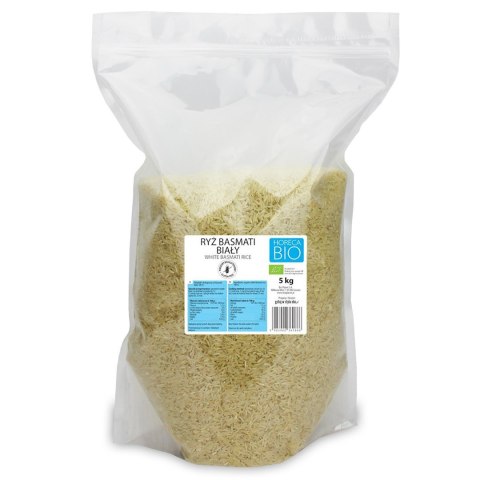 RYŻ BASMATI BIAŁY BEZGLUTENOWY BIO 5 kg - HORECA (BIO PLANET) RYŻ BASMATI BIAŁY BEZGLUTENOWY BIO 5 kg - HORECA (BIO PLANET)