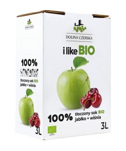 SOK JABŁKOWO - WIŚNIOWY NFC BIO 3 L - DOLINA CZERSKA