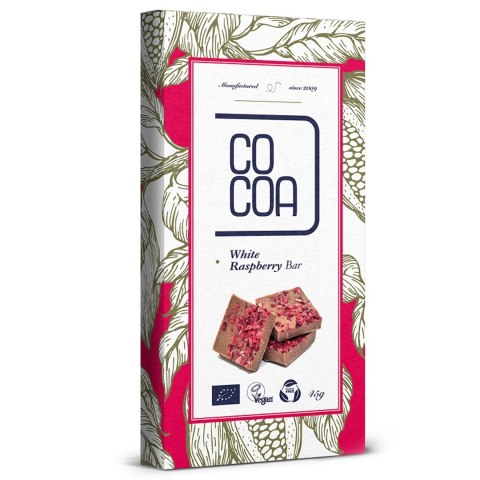 TABLICZKA MALINOWA BIO 45 g - COCOA TABLICZKA MALINOWA BIO 45 g - COCOA