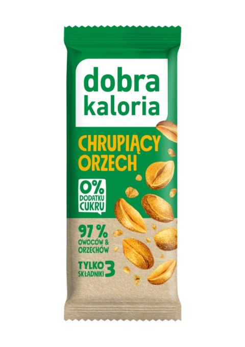 BATON DAKTYLOWY CHRUPIĄCY ORZECH BEZ DODATKU CUKRÓW 35 g - DOBRA KALORIA BATON DAKTYLOWY CHRUPIĄCY ORZECH BEZ DODATKU CUKRÓW 35 g - DOBRA KALORIA