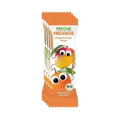 BATON ZBOŻOWY MANGO - POMARAŃCZA OD 1 ROKU ŻYCIA BIO (4 x 23 g) 92 g - FRECHE FREUNDE BATON ZBOŻOWY MANGO - POMARAŃCZA OD 1 ROKU ŻYCIA BIO (4 x 23 g) 92 g - FRECHE FREUNDE