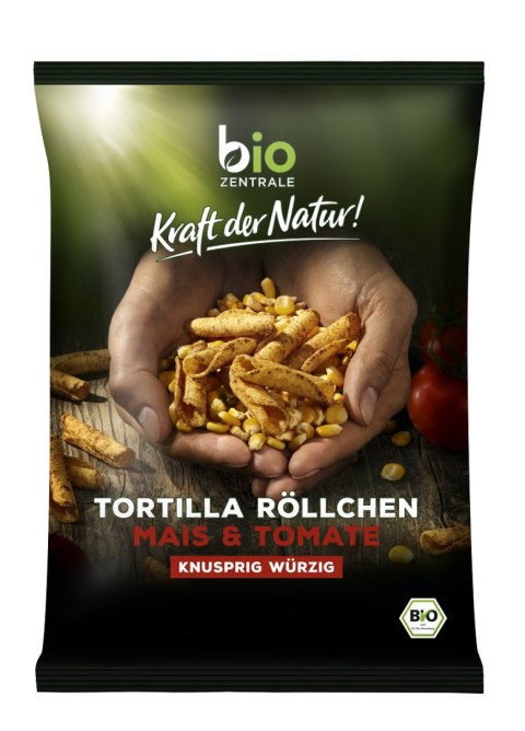 CHIPSY TORTILLA RURKA POMIDOROWE BEZGLUTENOWE BIO 125 g - BIO ZENTRALE CHIPSY TORTILLA RURKA POMIDOROWE BEZGLUTENOWE BIO 125 g - BIO ZENTRALE