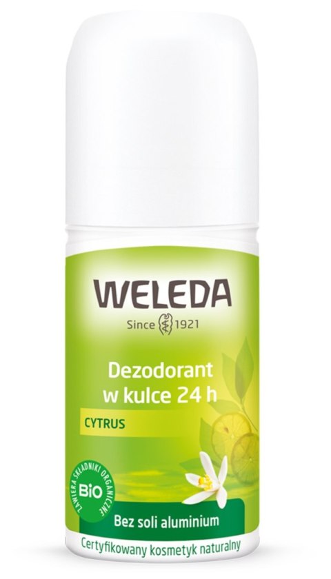DEZODORANT W KULCE 24 h CYTRUSOWY ECO 50 ml - WELEDA DEZODORANT W KULCE 24 h CYTRUSOWY ECO 50 ml - WELEDA