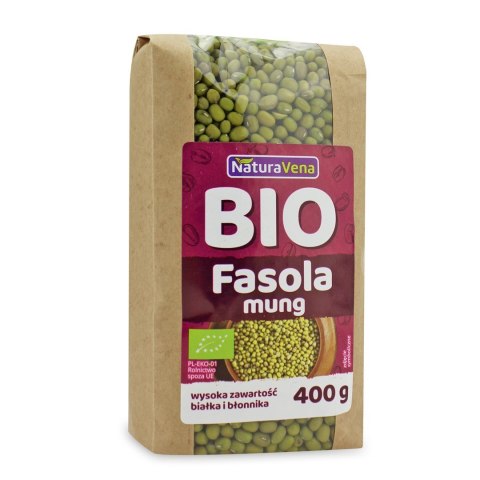 FASOLKA MUNG BIO 400 g - NATURAVENA FASOLKA MUNG BIO 400 g - NATURAVENA