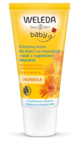 KREM DO TWARZY DLA DZIECI NA NIEPOGODĘ I WIATR Z NAGIETKIEM LEKARSKIM ECO 30 ml - WELEDA (BABY)