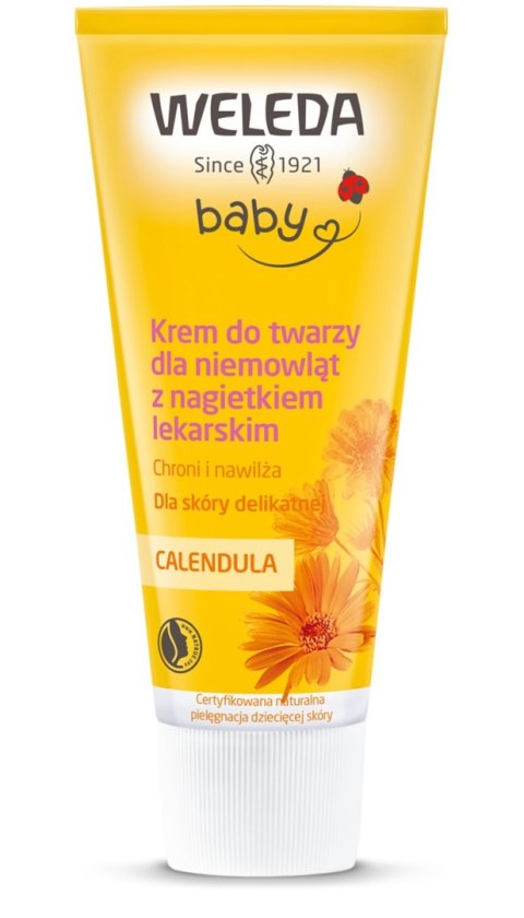 KREM DO TWARZY DLA NIEMOWLĄT Z NAGIETKIEM LEKARSKIM ECO 50 ml - WELEDA (BABY) KREM DO TWARZY DLA NIEMOWLĄT Z NAGIETKIEM LEKARSKIM ECO 50 ml - WELEDA (BABY)