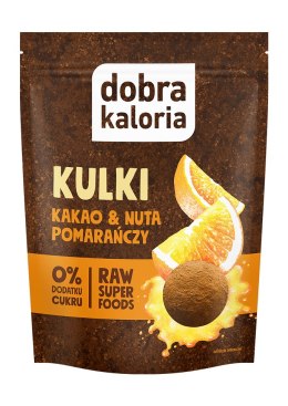 KULKI DAKTYLOWE KAKAO & NUTA POMARAŃCZY BEZ DODATKU CUKRÓW 65 g - DOBRA KALORIA