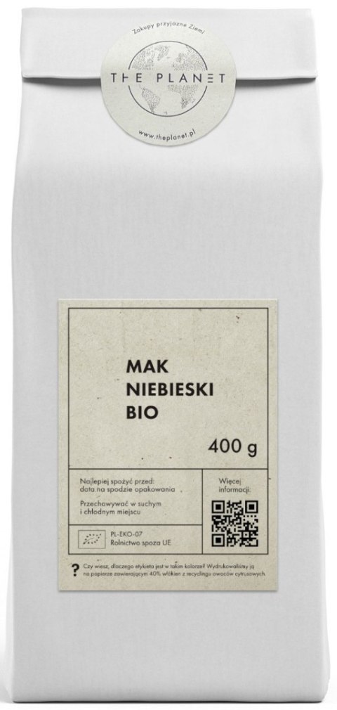 MAK NIEBIESKI BIO 400 g - THE PLANET MAK NIEBIESKI BIO 400 g - THE PLANET