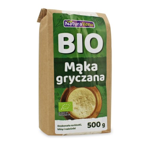 MĄKA GRYCZANA JASNA BIO 500 g - NATURAVENA MĄKA GRYCZANA JASNA BIO 500 g - NATURAVENA