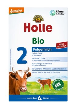 MLEKO KROWIE 2 NASTĘPNE DLA NIEMOWLĄT PO 6 MIESIĄCU BIO 400 g - HOLLE