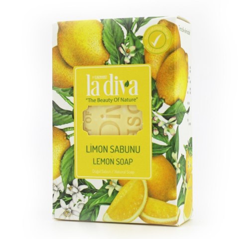 MYDŁO W KOSTCE CYTRYNA 100 g - LA DIVA MYDŁO W KOSTCE CYTRYNA 100 g - LA DIVA