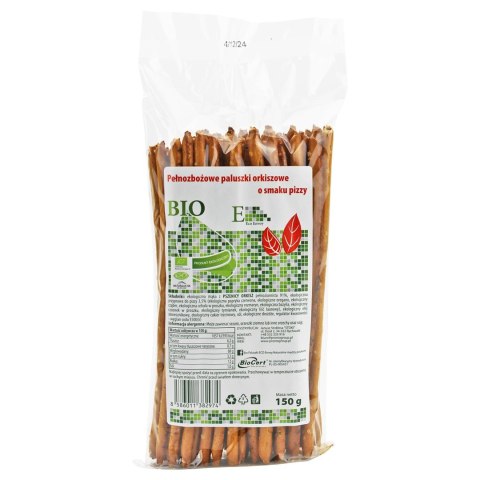 PALUSZKI ORKISZOWE PEŁNOZIARNISTE O SMAKU PIZZY BIO 150 g - ENVOY PALUSZKI ORKISZOWE PEŁNOZIARNISTE O SMAKU PIZZY BIO 150 g - ENVOY