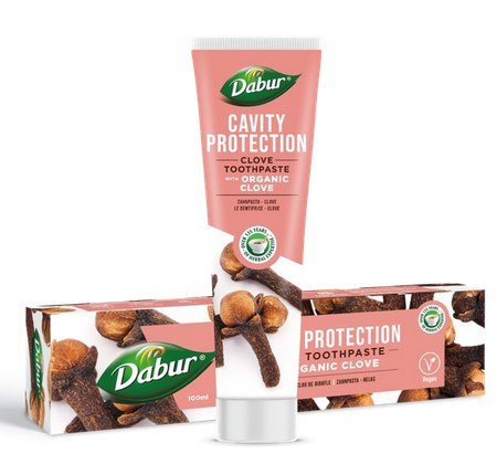 PASTA DO ZĘBÓW PRZECIWPRÓCHNICZA Z GOŹDZIKIEM 100 ml - DABUR PASTA DO ZĘBÓW PRZECIWPRÓCHNICZA Z GOŹDZIKIEM 100 ml - DABUR