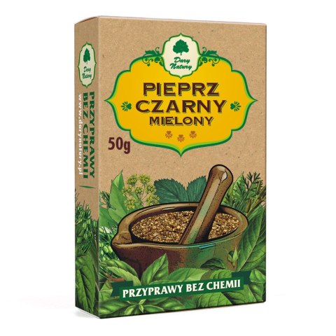 PIEPRZ CZARNY MIELONY 50 g - DARY NATURY PIEPRZ CZARNY MIELONY 50 g - DARY NATURY