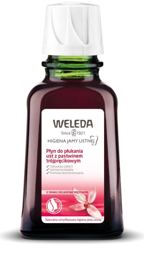 PŁYN DO PŁUKANIA UST Z PASTWINEM TRÓJPRĘCIKOWYM ECO 50 ml - WELEDA PŁYN DO PŁUKANIA UST Z PASTWINEM TRÓJPRĘCIKOWYM ECO 50 ml - WELEDA