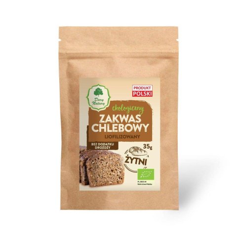 ZAKWAS CHLEBOWY ŻYTNI LIOFILIZOWANY BIO 35 g - DARY NATURY ZAKWAS CHLEBOWY ŻYTNI LIOFILIZOWANY BIO 35 g - DARY NATURY