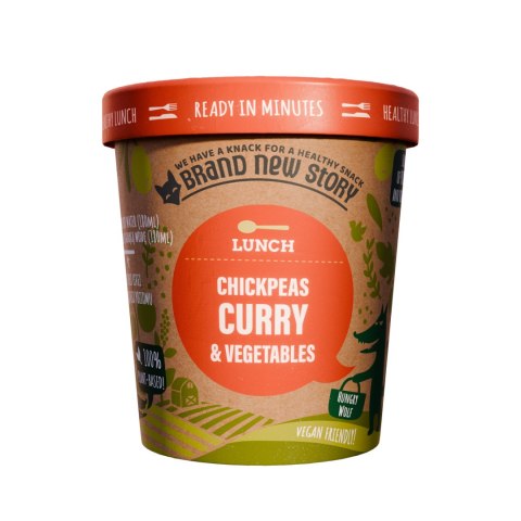 CURRY Z CIECIERZYCĄ I WARZYWAMI BEZ DODATKU CUKRU 70 g - BRAND NEW STORY CURRY Z CIECIERZYCĄ I WARZYWAMI BEZ DODATKU CUKRU 70 g - BRAND NEW STORY