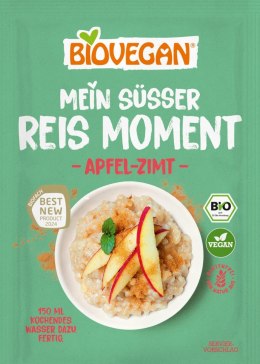 DESER RYŻOWY INSTANT Z JABŁKIEM I CYNAMONEM BEZGLUTENOWY BIO 58 g - BIOVEGAN