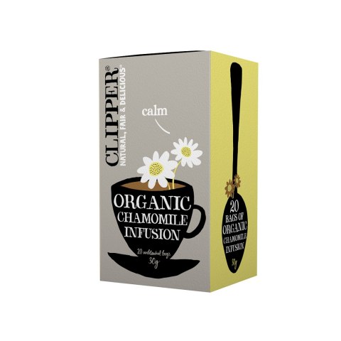 HERBATKA RUMIANKOWA (CALM) BIO (20 x 1,5 g) 30 g - CLIPPER HERBATKA RUMIANKOWA (CALM) BIO (20 x 1,5 g) 30 g - CLIPPER