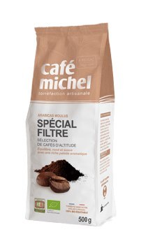 KAWA MIELONA ARABICA 100 % DO PARZENIA W DRIPIE FAIR TRADE BIO 500 g - CAFE MICHEL KAWA MIELONA ARABICA 100 % DO PARZENIA W DRIPIE FAIR TRADE BIO 500 g - CAFE MICHEL
