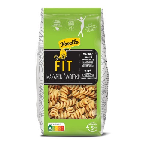 MAKARON (SEMOLINOWY RAZOWY) FIT ŚWIDERKI 250 g - NOVELLE MAKARON (SEMOLINOWY RAZOWY) FIT ŚWIDERKI 250 g - NOVELLE