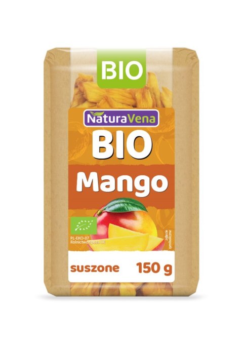 MANGO SUSZONE BIO 150 g - NATURAVENA MANGO SUSZONE BIO 150 g - NATURAVENA