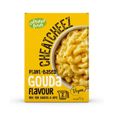 MIESZANKA NA WEGAŃSKI SOS LUB DIP O SMAKU SERA GOUDA BEZGLUTENOWY 72 g - CULTURED FOODS MIESZANKA NA WEGAŃSKI SOS LUB DIP O SMAKU SERA GOUDA BEZGLUTENOWY 72 g - CULTURED FOODS