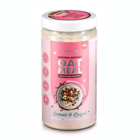OWSIANKA PROTEINOWA BŁYSKAWICZNA O SMAKU CZEKOLADA - ŻURAWINA 660 g - SUPERSONIC OWSIANKA PROTEINOWA BŁYSKAWICZNA O SMAKU CZEKOLADA - ŻURAWINA 660 g - SUPERSONIC