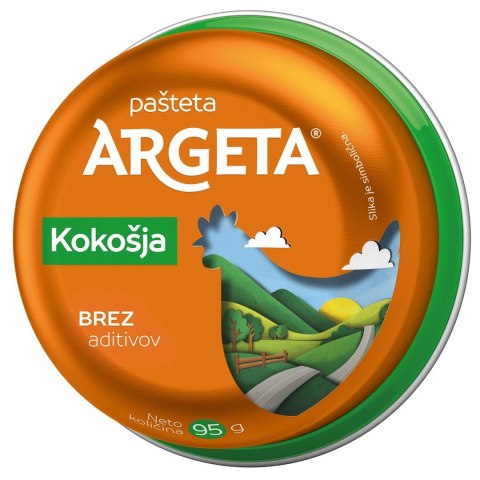 PASTA Z KURCZAKA BEZGLUTENOWA 95 g - ARGETA PASTA Z KURCZAKA BEZGLUTENOWA 95 g - ARGETA