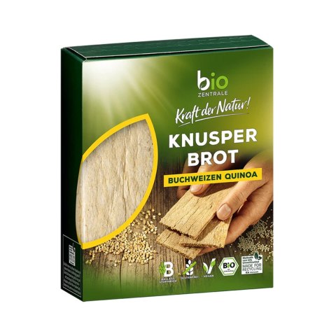PIECZYWO CHRUPKIE BŁONNIKOWE GRYKA - QUINOA BEZGLUTENOWE BIO 100 g - BIO ZENTRALE PIECZYWO CHRUPKIE BŁONNIKOWE GRYKA - QUINOA BEZGLUTENOWE BIO 100 g - BIO ZENTRALE