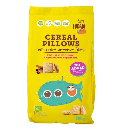 PODUSZKI ZBOŻOWE CYNAMONOWE BEZ DODATKU CUKRU BEZGLUTENOWE BIO 200 g - ME GUSTO (SUPER FUDGIO) PODUSZKI ZBOŻOWE CYNAMONOWE BEZ DODATKU CUKRU BEZGLUTENOWE BIO 200 g - ME GUSTO (SUPER FUDGIO)