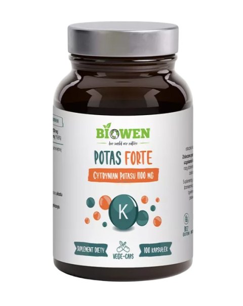 POTAS FORTE (1100 mg) BEZGLUTENOWY 100 KAPSUŁEK - HEMPKING (BIOWEN) POTAS FORTE (1100 mg) BEZGLUTENOWY 100 KAPSUŁEK - HEMPKING (BIOWEN)