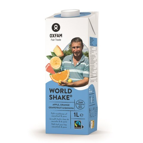 SOK POMARAŃCZA - JABŁKO - GREJPFRUT - BANAN 1 L - OXFAM SOK POMARAŃCZA - JABŁKO - GREJPFRUT - BANAN 1 L - OXFAM