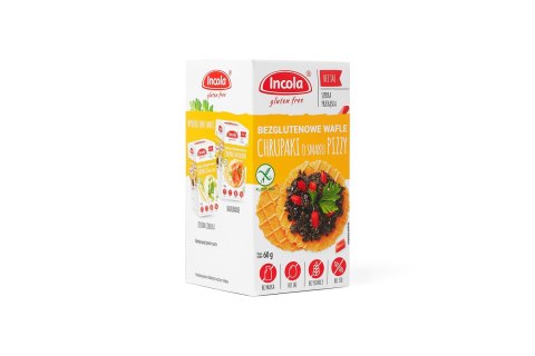 WAFLE KUKURYDZIANE O SMAKU PIZZY BEZGLUTENOWE 60 g - INCOLA WAFLE KUKURYDZIANE O SMAKU PIZZY BEZGLUTENOWE 60 g - INCOLA