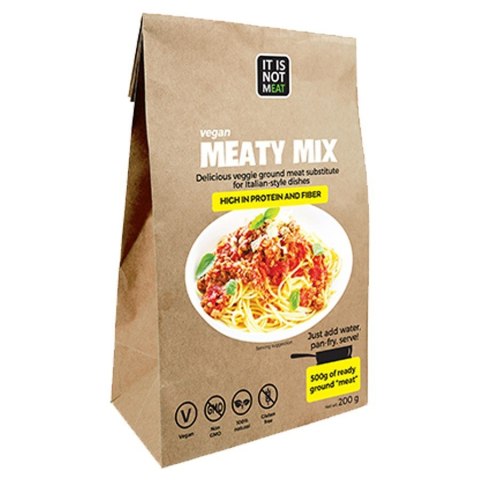 ZAMIENNIK MIĘSA MIELONEGO DO POTRAW WŁOSKICH BEZGLUTENOWY 200 g - CULTURED FOODS ZAMIENNIK MIĘSA MIELONEGO DO POTRAW WŁOSKICH BEZGLUTENOWY 200 g - CULTURED FOODS