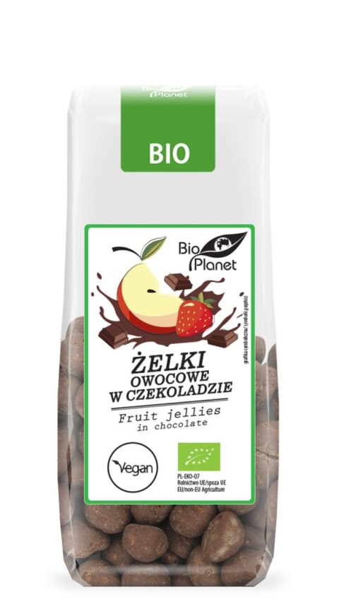 ŻELKI OWOCOWE W CZEKOLADZIE BIO 100 g - BIO PLANET ŻELKI OWOCOWE W CZEKOLADZIE BIO 100 g - BIO PLANET