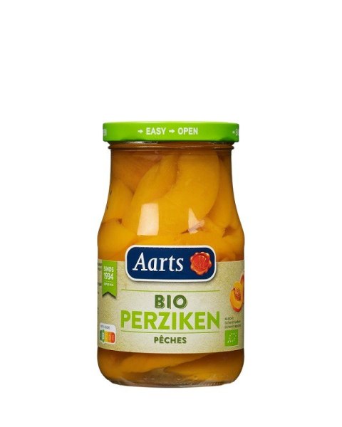 BRZOSKWINIE PLASTRY W LEKKIM SYROPIE BIO 350 g (190 g) (SŁOIK) - AARTS BRZOSKWINIE PLASTRY W LEKKIM SYROPIE BIO 350 g (190 g) (SŁOIK) - AARTS