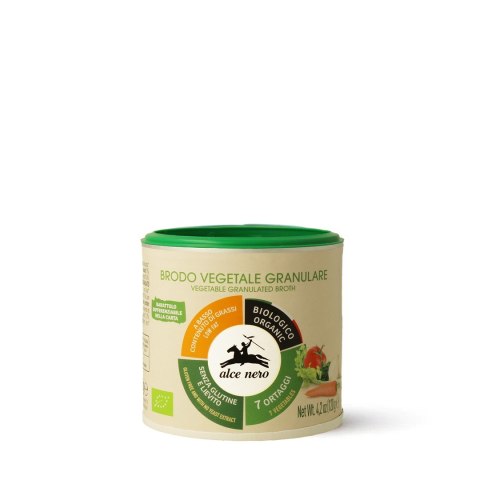 BULION WARZYWNY GRANULOWANY BEZGLUTENOWY BIO 120 g - ALCE NERO BULION WARZYWNY GRANULOWANY BEZGLUTENOWY BIO 120 g - ALCE NERO