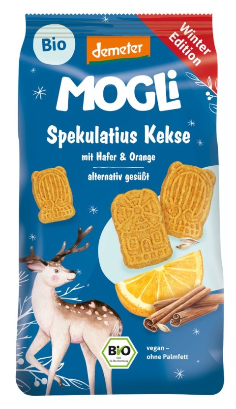 CIASTKA KORZENNE O SMAKU POMARAŃCZY DEMETER BIO 125 g - MOGLI (PRODUKT SEZONOWY) CIASTKA KORZENNE O SMAKU POMARAŃCZY DEMETER BIO 125 g - MOGLI (PRODUKT SEZONOWY)