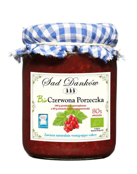 CZERWONA PORZECZKA 80 % BIO 260 g - SAD DANKÓW CZERWONA PORZECZKA 80 % BIO 260 g - SAD DANKÓW